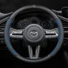 Bọc vô lăng xe Mazda chất liệu Sợi Carbon cao cấp