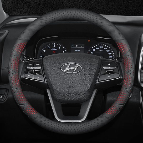 Bọc vô lăng xe Hyundai Da Nappa cao cấp
