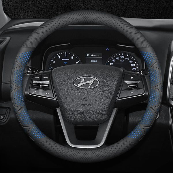 Bọc vô lăng xe Hyundai Da Nappa cao cấp