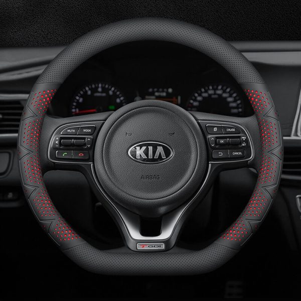 Bọc vô lăng xe KIA da Nappa dạng D-Cut