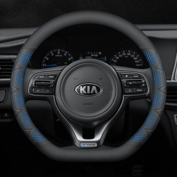 Bọc vô lăng xe KIA da Nappa dạng D-Cut