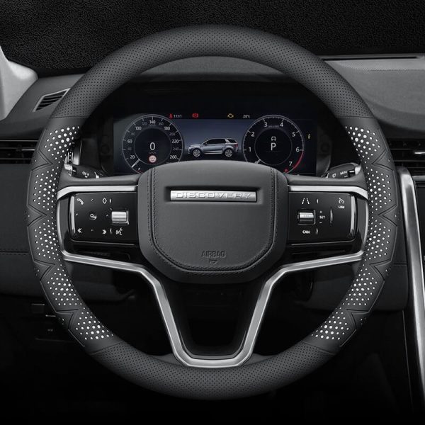 Bọc vô lăng xe Land Rover chất liệu Da Nappa cao cấp