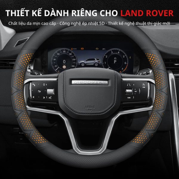 Bọc vô lăng xe Land Rover chất liệu Da Nappa cao cấp