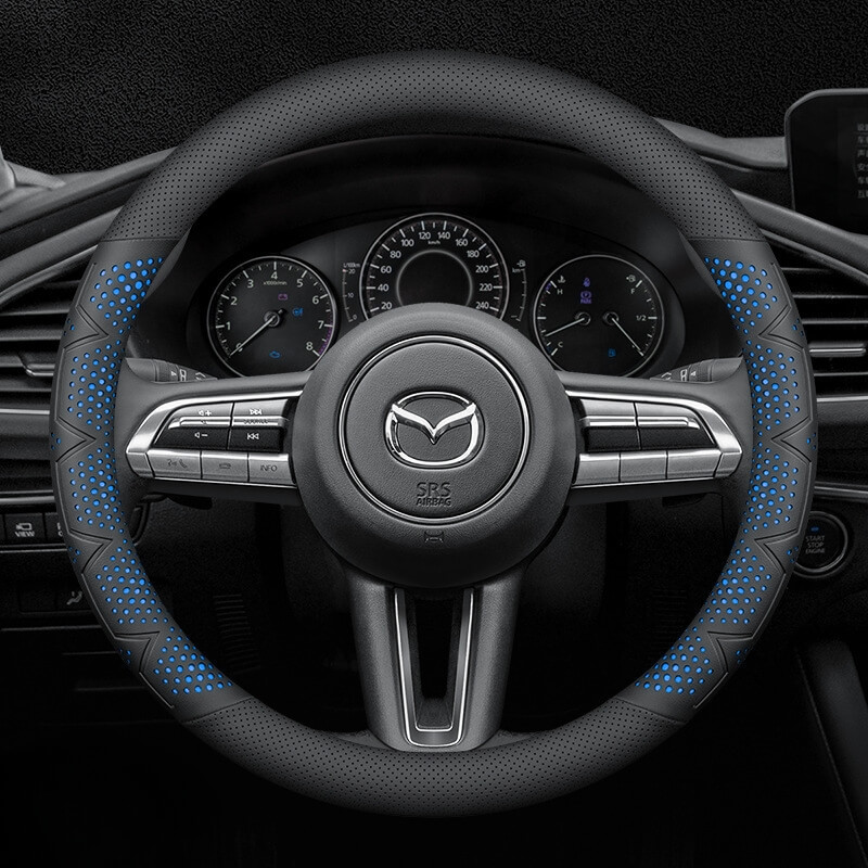 Bọc vô lăng xe Mazda Da Nappa cao cấp