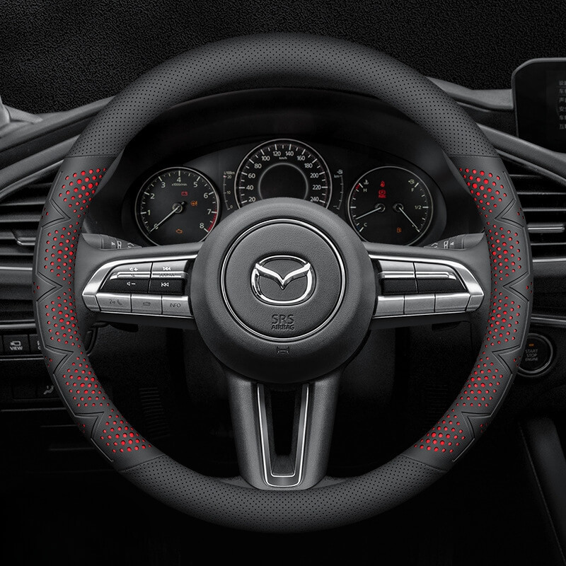 Bọc vô lăng xe Mazda Da Nappa cao cấp
