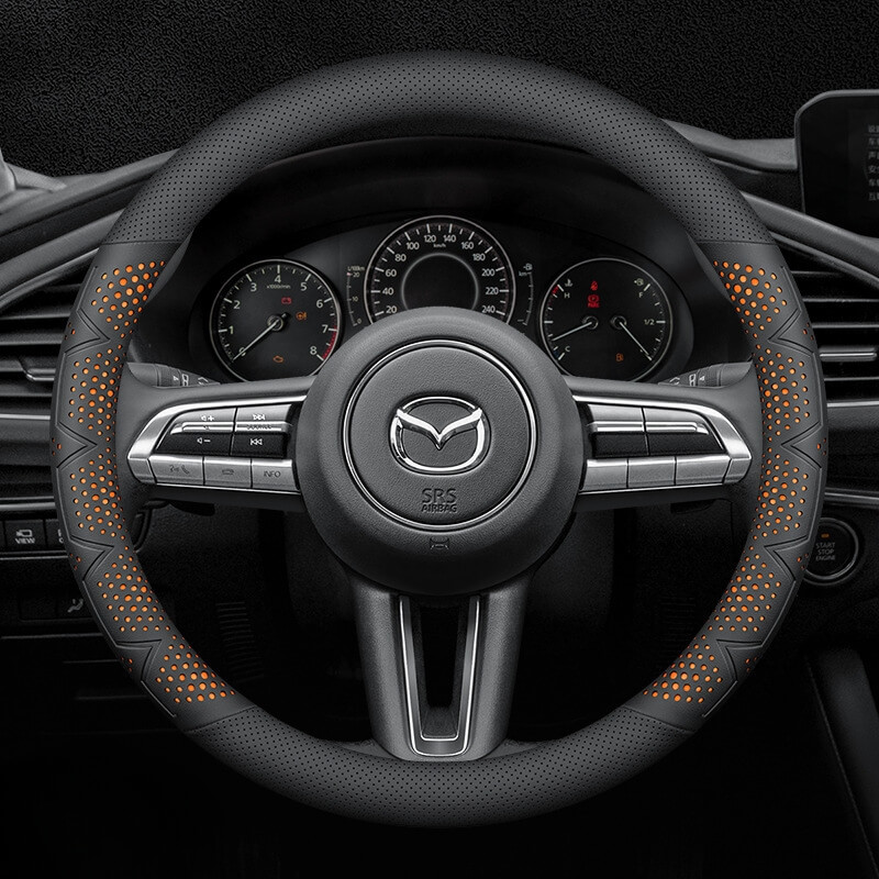 Bọc vô lăng xe Mazda Da Nappa cao cấp