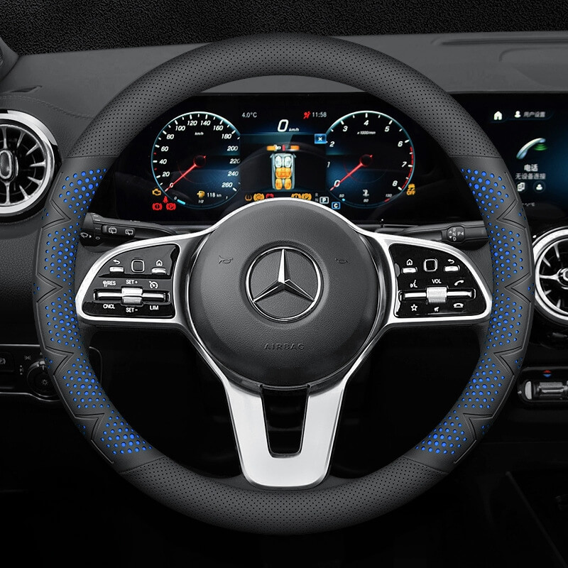 Bọc vô lăng xe Mercedes Da Nappa cao cấp