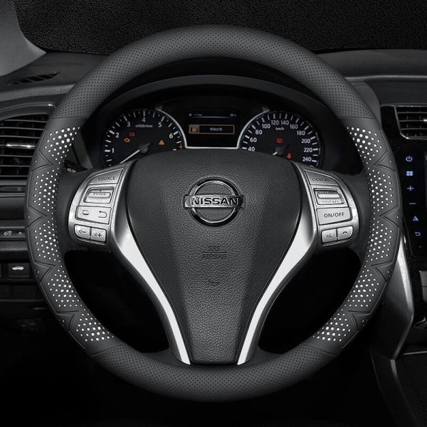 Bọc vô lăng xe Nissan Da Nappa cao cấp