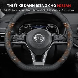 Bọc vô lăng xe Nissan Da Nappa cao cấp