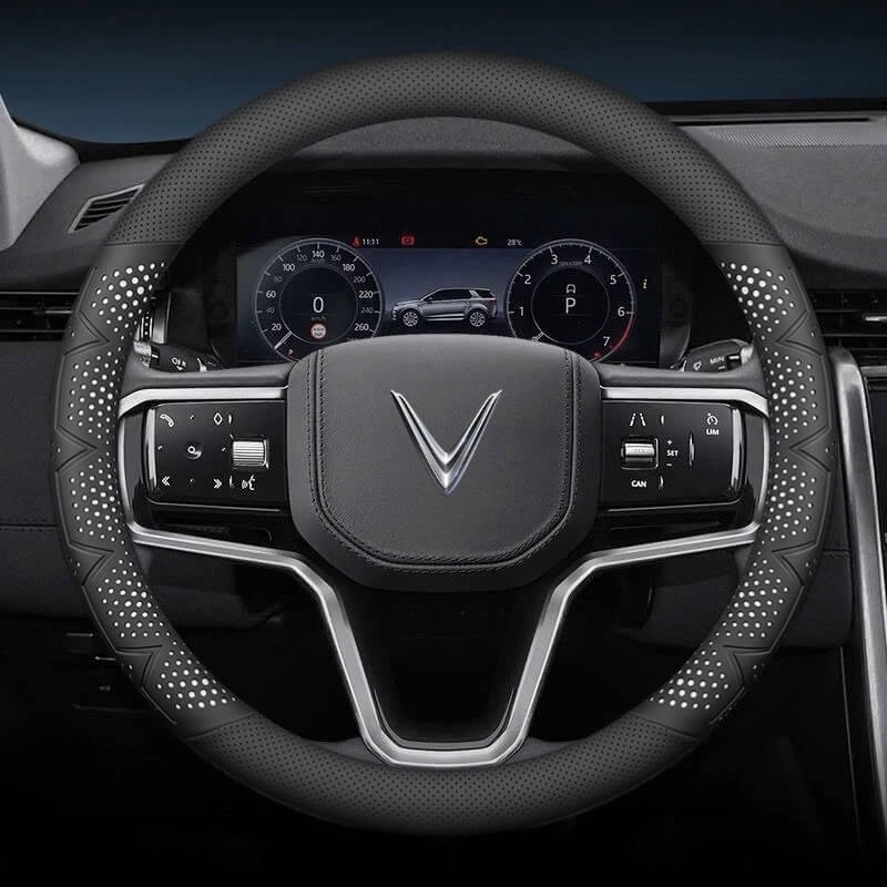 Bọc vô lăng xe VinFast chất liệu Da Nappa cao cấp