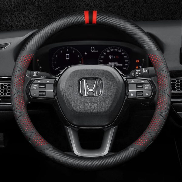 Bọc vô lăng xe Honda Da vân Carbon thể thao, thời thượng