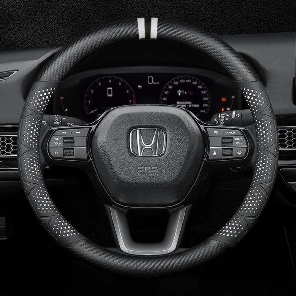 Bọc vô lăng xe Honda Da vân Carbon thể thao, thời thượng