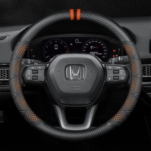 Bọc vô lăng xe Honda Da vân Carbon thể thao, thời thượng