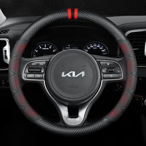 Bọc vô lăng xe KIA chất liệu Carbon cao cấp