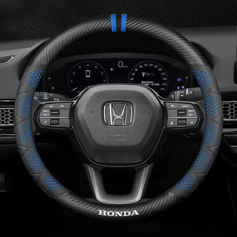Bọc vô lăng xe Honda chất liệu sợi Carbon cao cấp