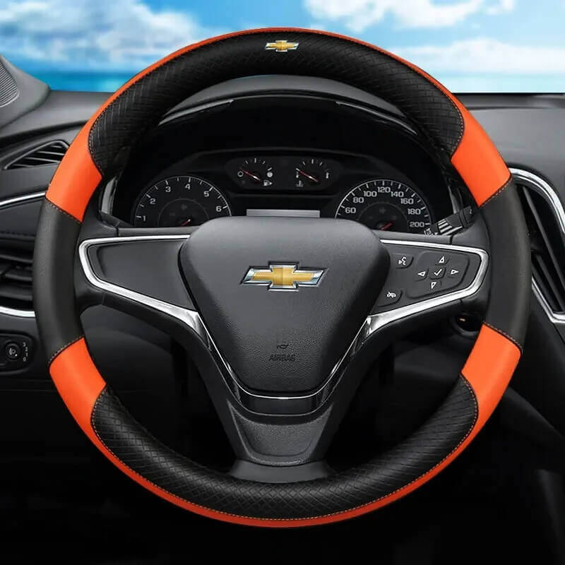 Bọc vô lăng ô tô Chevrolet da thật cao cấp