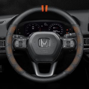 Bọc vô lăng xe Honda chất liệu sợi Carbon cao cấp