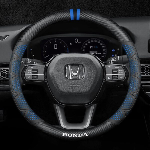 Bọc vô lăng xe Honda chất liệu sợi Carbon cao cấp