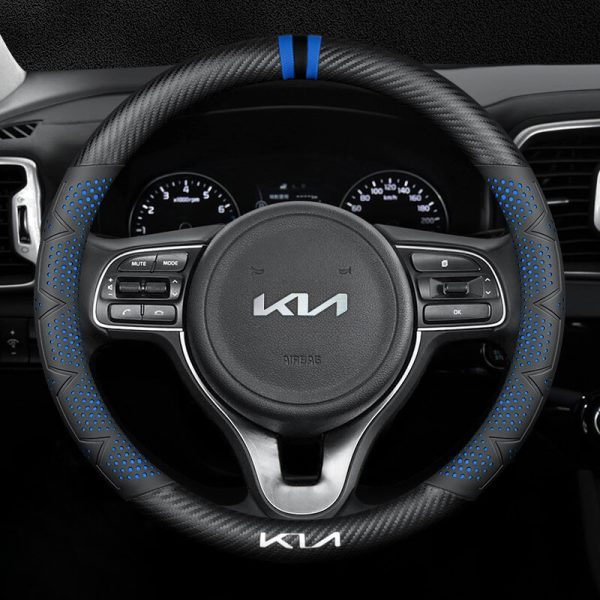 Bọc vô lăng xe KIA chất liệu Carbon cao cấp