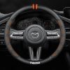 Bọc vô lăng xe Mazda chất liệu Carbon cao cấp