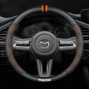 Bọc vô lăng xe Mazda chất liệu Carbon cao cấp