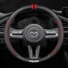 Bọc vô lăng xe Mazda chất liệu Carbon cao cấp