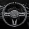 Bọc vô lăng xe Mazda chất liệu Carbon cao cấp