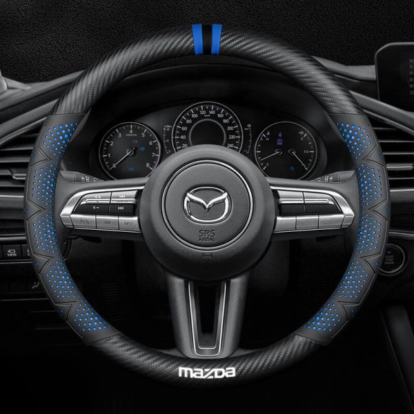 Bọc vô lăng xe Mazda chất liệu Carbon cao cấp