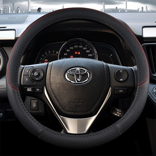 Bọc vô lăng Toyota da sợi nhỏ