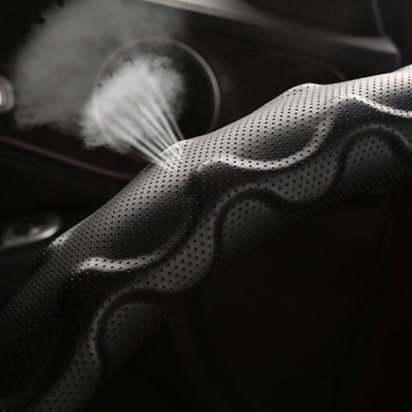 Bọc vô lăng chất liệu silicon 3D sợi carbon vân rồng kiểu mới