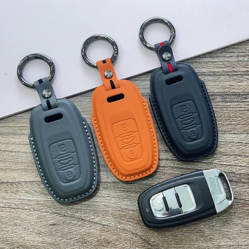 Bao Da Bọc Chìa Khoá Ô Tô Audi Da Bò Sang Trọng