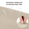 Bộ gối tựa đầu và tựa lưng ô tô cao su non bọc da cao cấp
