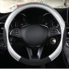 Bọc vô lăng da PU phối sợi Carbon phủ bóng 3D sang trọng