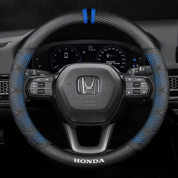 Bọc vô lăng xe Honda chất liệu sợi Carbon cao cấp