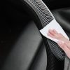 Bọc vô lăng sợi carbon vân gỗ anh đào gân cao su sang trọng