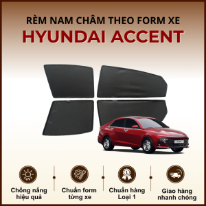 Rèm che nắng nam châm ô tô Hyundai Accent cao cấp