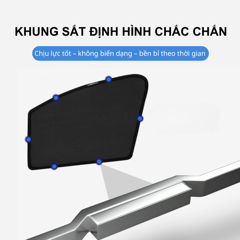 Rèm che nắng ô tô nam châm cao cấp