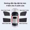 Rèm che nắng ô tô nam châm cao cấp