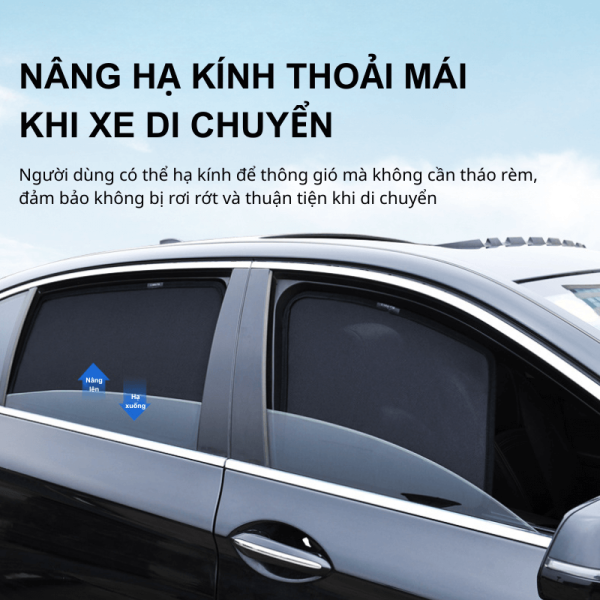 Rèm che nắng ô tô nam châm cao cấp