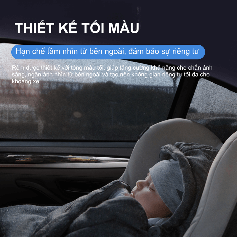 Rèm che nắng ô tô nam châm cao cấp