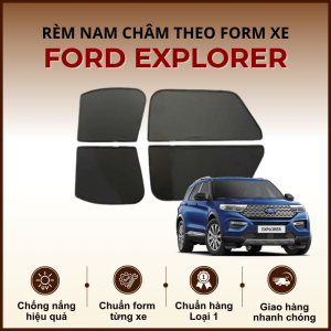 Rèm che nắng nam châm ô tô Ford Explorer cao cấp