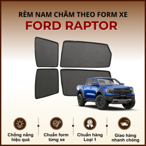 Rèm che nắng nam châm ô tô Ford Raptor cao cấp
