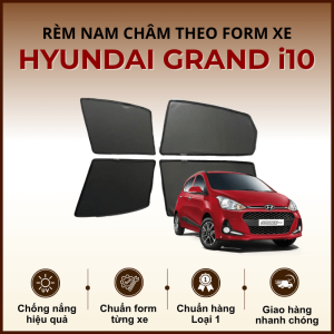 Rèm che nắng nam châm ô tô Hyundai Grand i10 cao cấp