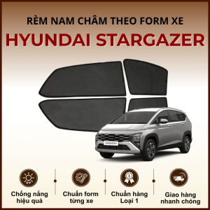 Rèm che nắng ô tô Hyundai Stargazer nam châm cao cấp