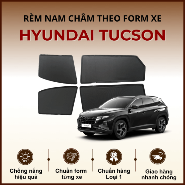 Rèm che nắng nam châm ô tô Hyundai Tucson cao cấp