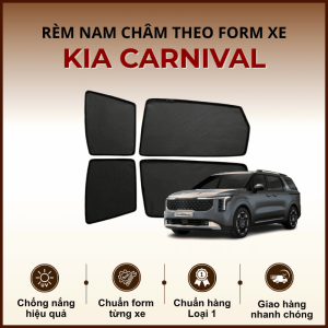 Rèm che nắng nam châm ô tô KIA Carnival cao cấp