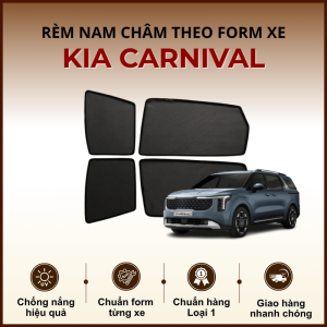 Rèm che nắng nam châm ô tô KIA Carnival cao cấp