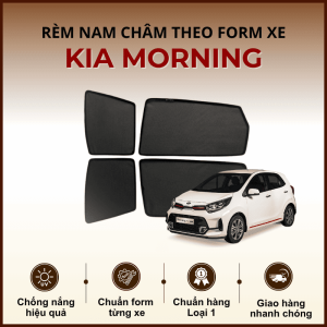 Rèm che nắng nam châm ô tô KIA Morning cao cấp
