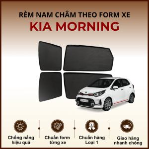 Rèm che nắng nam châm ô tô KIA Morning cao cấp