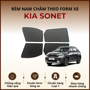 Rèm che nắng nam châm ô tô KIA Sonet cao cấp